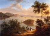 Eastport and Passamaquoddy Bay - circa 1840, by the French painter, Victor DeGrailly (1804-1889)